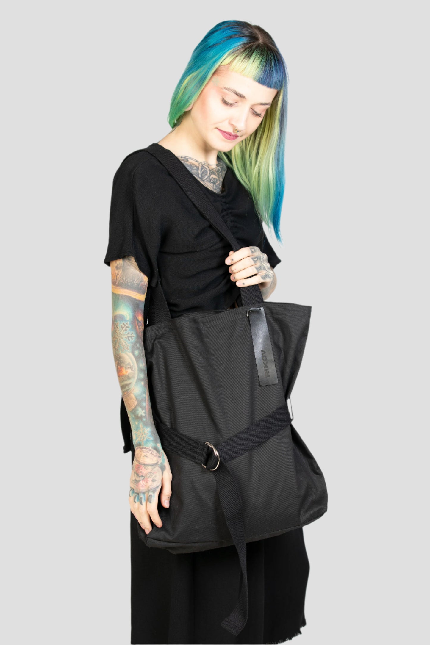 BLACK_shopper bag